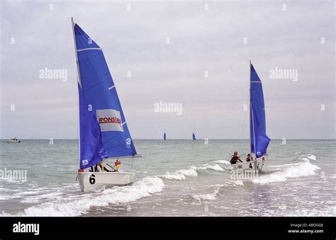 dinghy sailing  res stock photography  images alamy