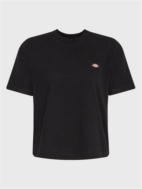 Dickies T Shirt Oakport Dk0a4y8l Czarny Regular Fit Modivo Pl