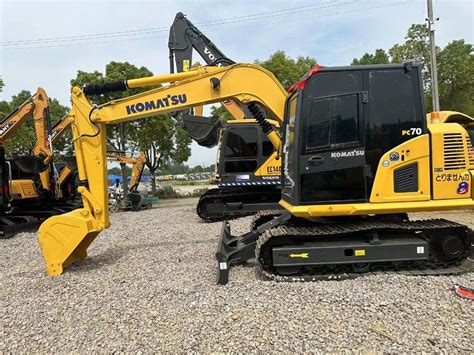 Used Komatsu Excavator PC70 8 Mini Digger Secondhand 7t Original