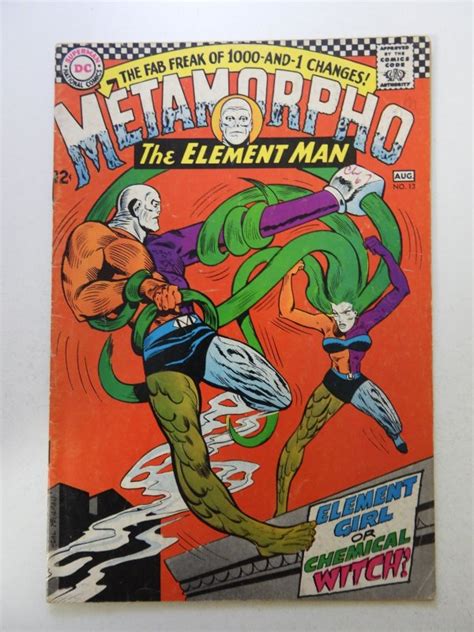 Metamorpho Vg Fn Condition Ink Front Cover Comic Books