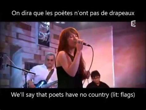 Zaz On Ira Lyrics English Trans Youtube