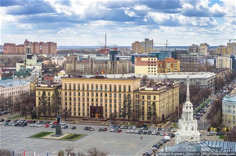 Воронеж с высоты птичьего полета | Пикабу