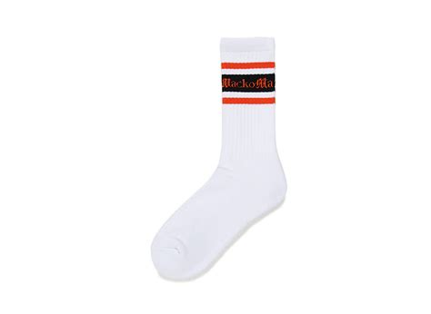 WACKO MARIA Logo Jacquard Socks Orange の新品 中古フリマ 通販 スニダン