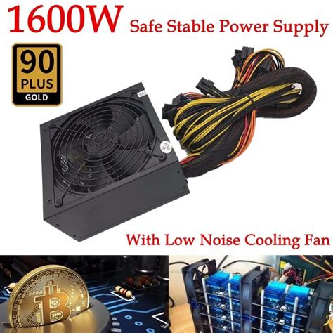 W Modular Power Supply For Gpu Eth Rig Ethereum Coin Mining Miner