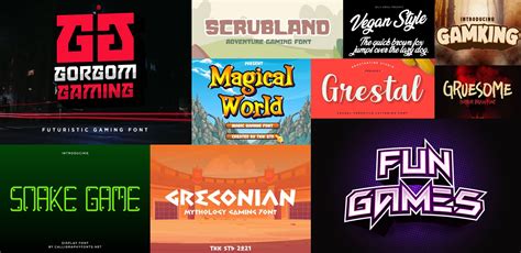 10+ Best Gaming Fonts for 2021: Free and Premium Fonts