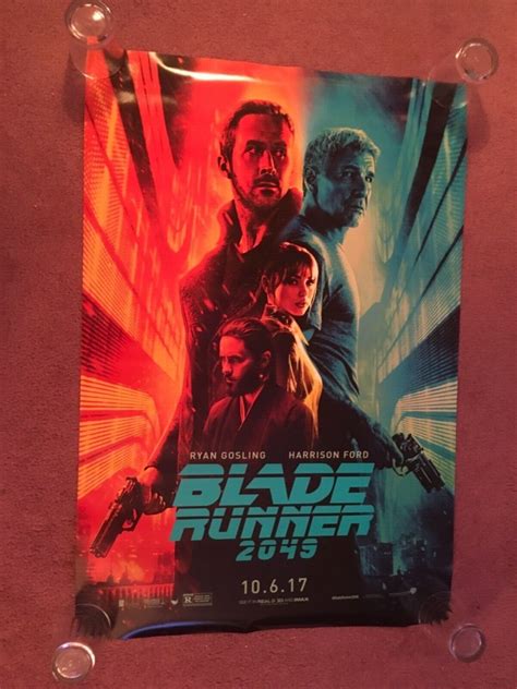 Blade Runner 2049 Original Double Sided Theatrical Promotional Poster 27x40 4568539507