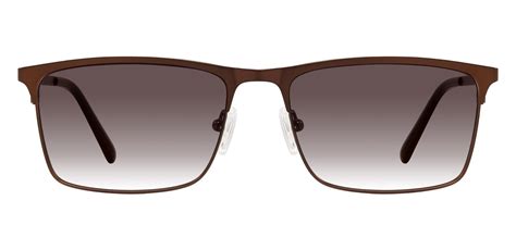 Joseph Rectangle Prescription Sunglasses - Matte Brown | Men's ...