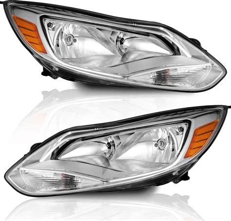 Weelmoto Headlights Assembly Compatible With 2012 2014 Ford Focus Headlight