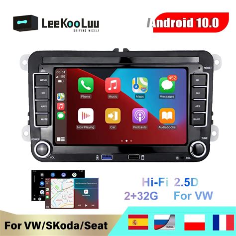 Leekooluu Din Android Car Radio Gps For Vw Volkswagen Golf Polo