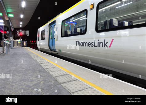 Govia Thameslink Class 700 Train At London Bridge Showing The