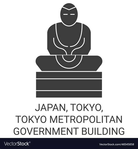 Japan tokyo metropolitan government Royalty Free Vector