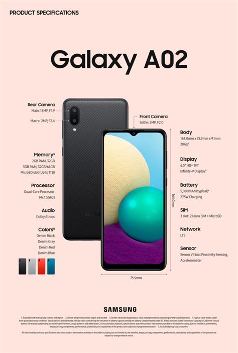 Samsung Galaxy A02 Caracteristicas Precio Y Especificaciones