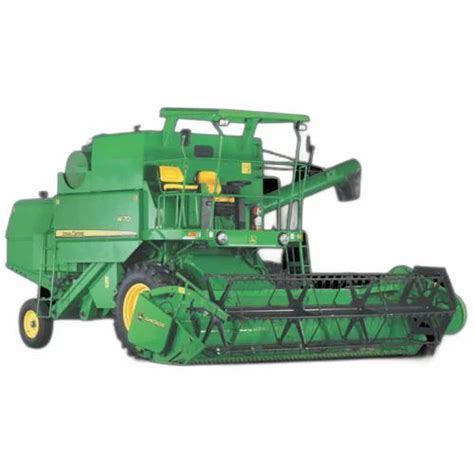 9-12 Feet Mild Steel John Deere Combine Harvester, 3 acres/hr, Above ...