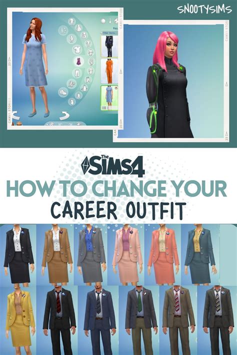Cheat To Change A Sims Career Outfit