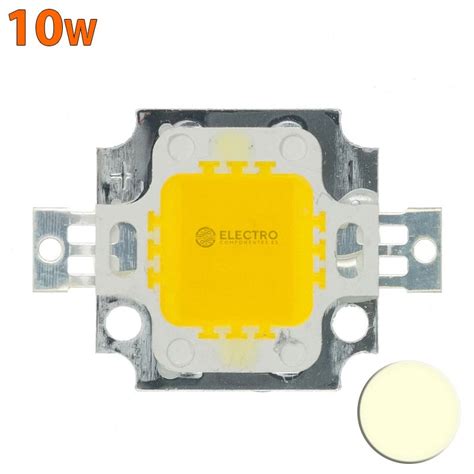 Led Alta Potencia W Blanco Calido Chip Smd Diodo Cob