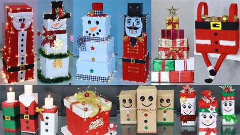 Dont Throw Shipping Cardboard Box 11 Diy Christmas Decorations Ideas