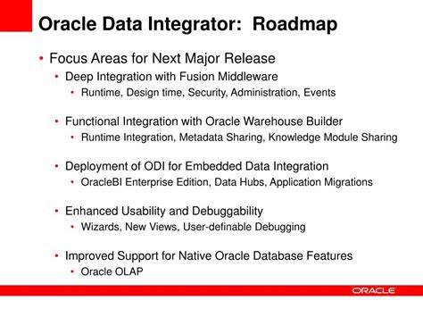 Ppt Oracle Data Integrator