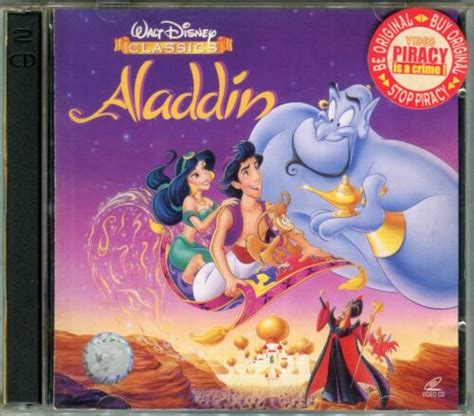 Aladdin Original Video Cd Vcd Disc Set Walt Disney Classics Mega