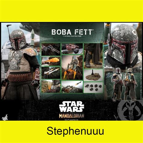 全新現貨 Hottoys TMS033 Star Wars Mandalorian Boba Fett 單人版 hot toys 興趣及遊戲 玩具 遊戲類 Carousell