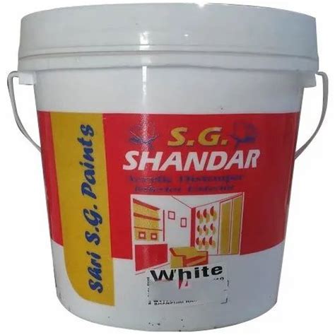 Shandar Exterior And Interior Acrylic Distemper Packaging Size 15 Kg