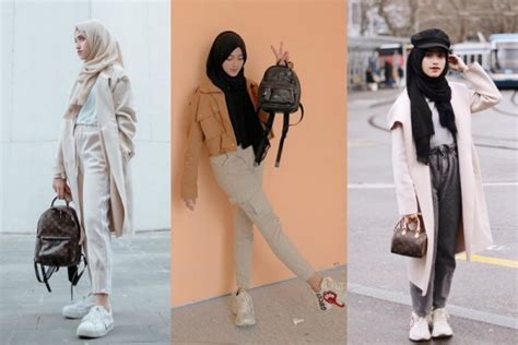 10 Inspirasi OOTD Hijab Kece Dengan Outerwear Ala Shirin Al Athrus