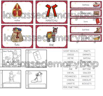 Saint Nicolas étiquettes et livret Saint Nicholas by La classe de