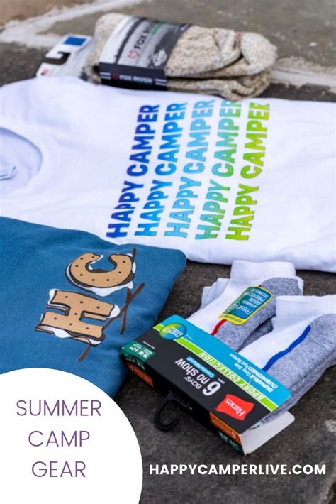 Summer Camp Packing List | Summer camp packing, Summer camp gear, Happy ...