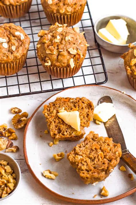 Healthy Banana Carrot Muffins The Natural Nurturer