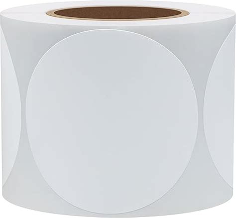 Amazon Hybsk White Color Coding Dot Labels Round Semi Gloss Paper