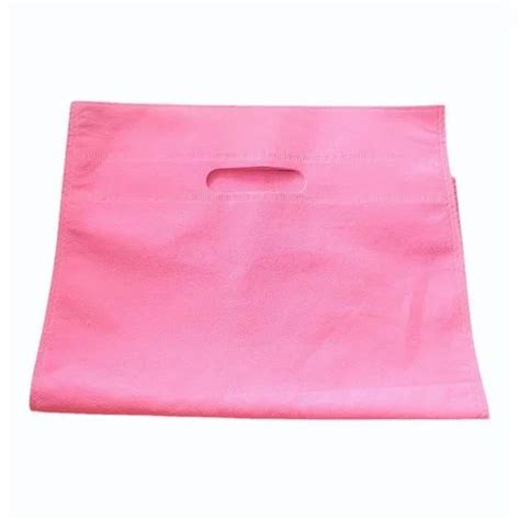 Pink D Cut Non Woven Carry Bag At Rs 140 Kg Non Woven D Cut Bag In