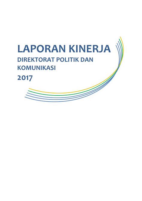 Pdf Laporan Kinerja Ditpolkom Bappenas Go Idditpolkom Bappenas Go