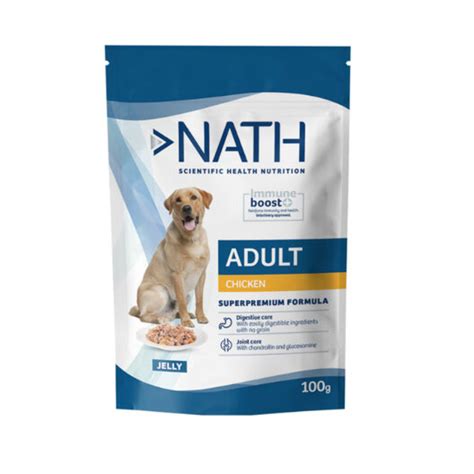 Nath Pouch Adulto Sabor Pollo Alimento H Medo Para Perros Gr