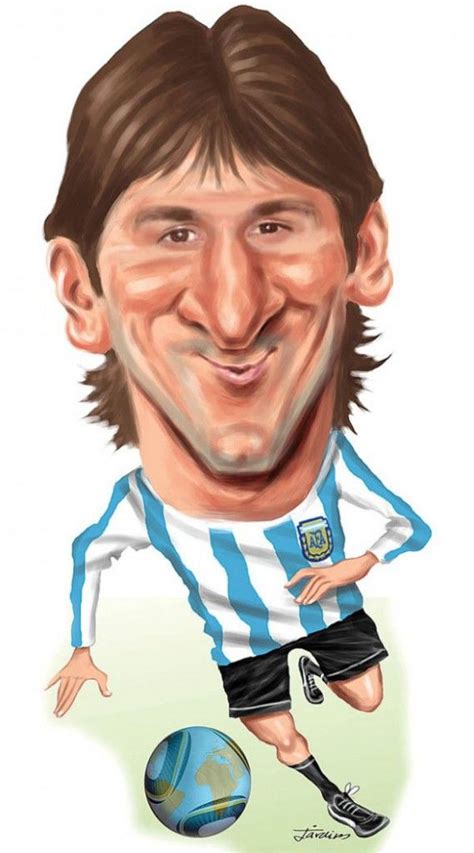 Caricaturas De Messi Famosos Divertidos Caricaturas De Famosos