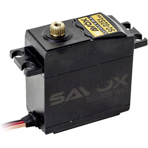 Savöx Standard-Servo SC-0251MG Digital-Servo Getriebe-Material: Metall ...