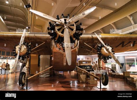 1928 Ford 4 AT B Tri Motor Airplane Named The Floyd Bennett On