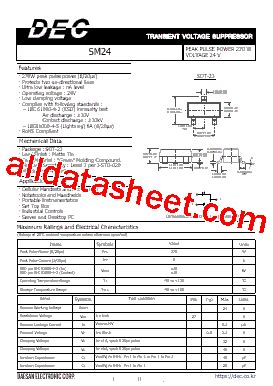 SM24 Datasheet PDF DAESAN ELECTRONIC CORP