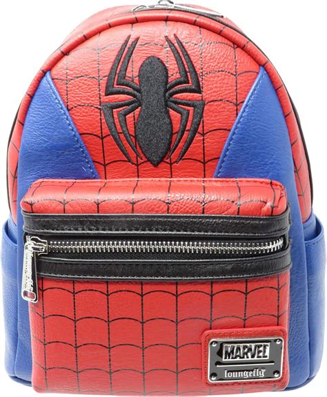 Loungefly X Marvel Spider Man Suit Mini Faux Leather Backpack Amazon