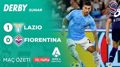 Lazio Fiorentina 1 0 Maç Özeti Serie A 2023 24 YouTube