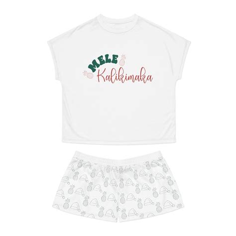 Hawaii Christmas Pajamas Hawaiian Christmas Mele Kalikimaka Christmas