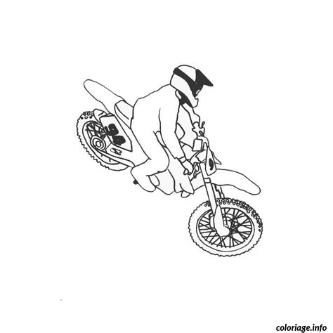 Coloriage Moto De Cross Dessin Moto à imprimer