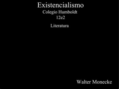 Existencialismo Ppt Descarga Gratuita