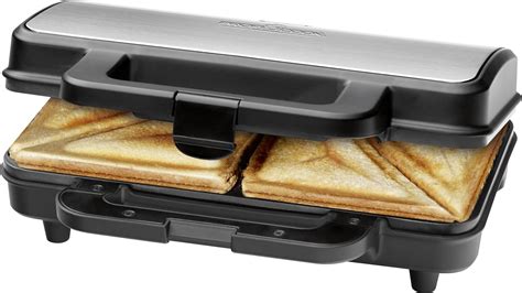 Profi Cook Pc St Machine Croque Monsieur Noir Argent Conrad Fr