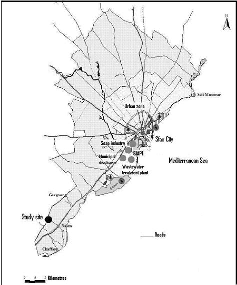 Location map of Sfax City and the selected suburban site | Download Scientific Diagram