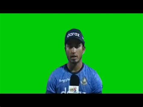 Cricketer Afif Hossain Dhrubo Green Screen Background Effect Video