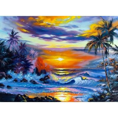 Puzzle Coucher du Soleil Nova Puzzle 41108 1000 pièces Puzzles Plages