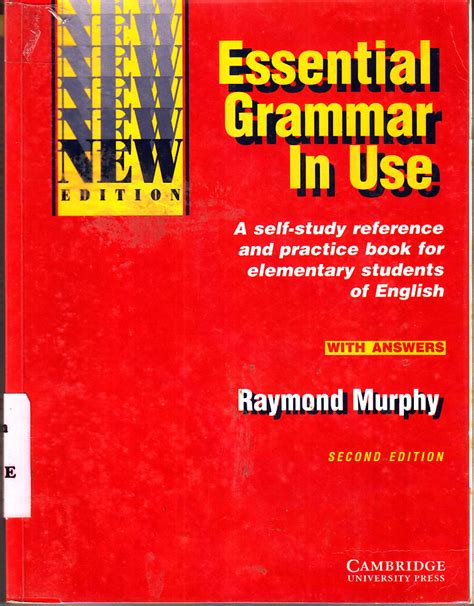 Essential English Grammar By Raymond Murphy Darelovina