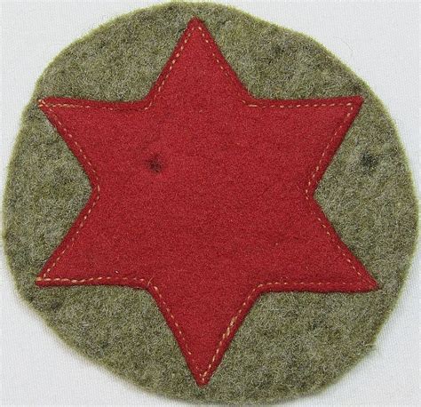 WWI 6th Infantry Division Patch – Griffin Militaria