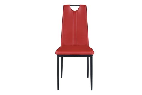 Chaise De Salle Manger Cuir Ivo Rouge Pcs Gonser Ch Magasin En