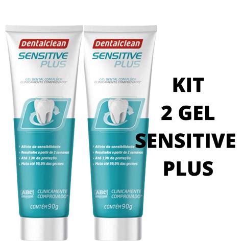 Kit Gel Sensitive Plus Al Vio R Pido E Duradouro Pasta De Dente Para