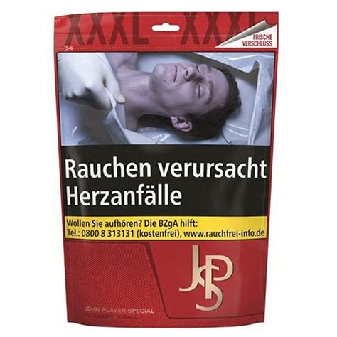 JPS Red Zigarettentabak Volumen XXL 100 g TABAK BÖRSE24 de